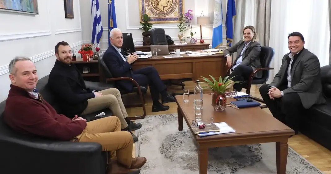 Δήμος Σερρών συνάντηση Βαρβάρα Μητλιάγκα Παναγιώτης Τσινάβος ΚΡΙ ΚΡΙ