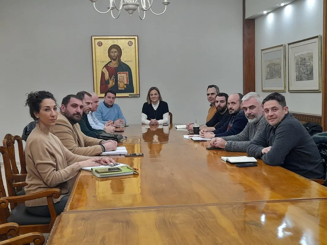Δήμος Σερρών συνάντηση Μητλιάγκα Σύλλογος Αρχιτεκτόνων Νομού Σερρών