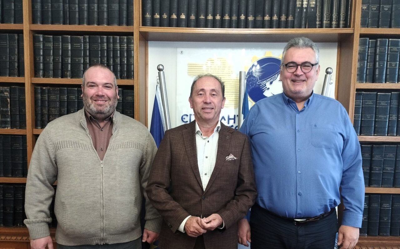 Εθιμοτυπική επίσκεψη του Προέδρου του Ε.Β.Ε Ροδόπης στο Επιμελητήριο Σερρών